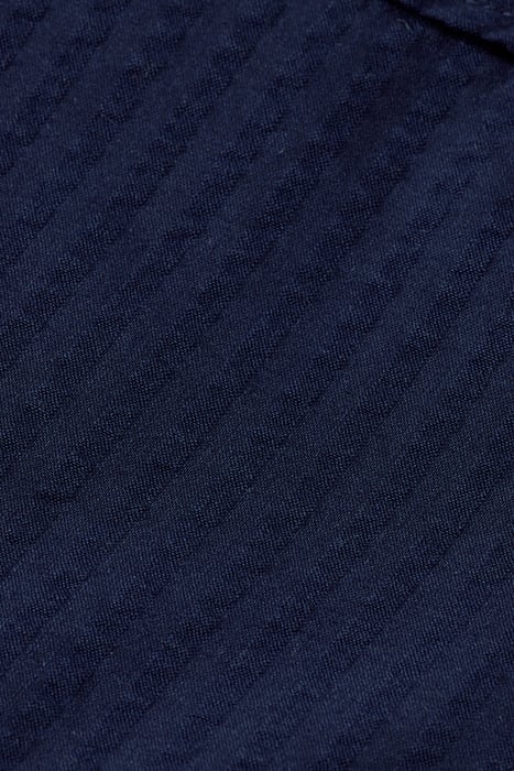 UNCONSTRUCTED SEERSUCKER BLAZE NAVY BLUE 8