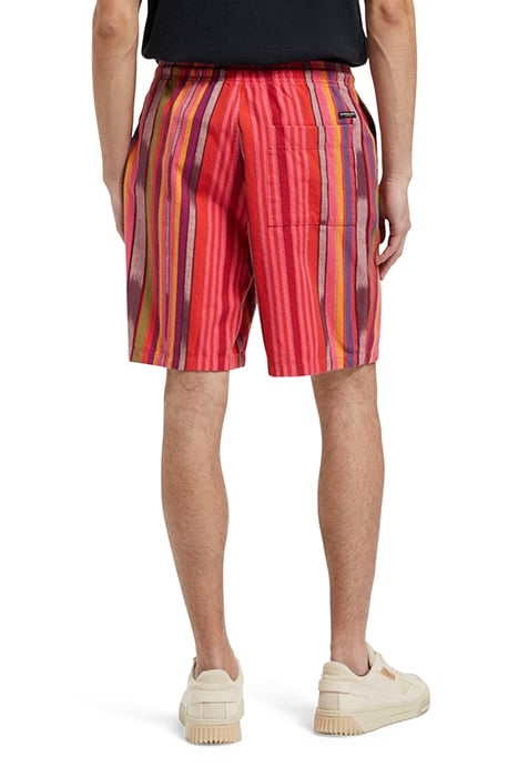 SEASONAL- STRIPED COTTON-OXFOR PINK IKAT 2