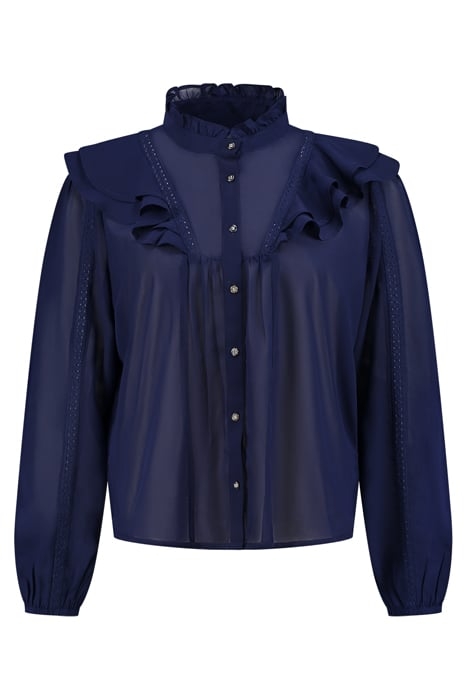VERONA BLOUSE MIDNIGHT LILY 1