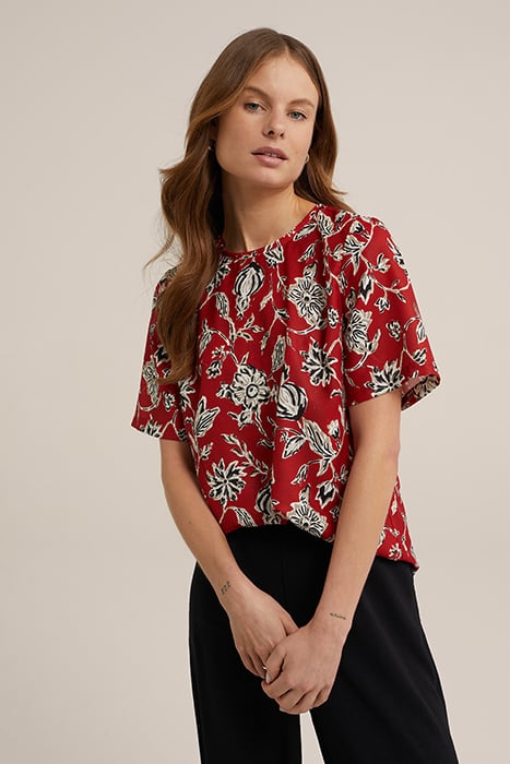 T-SHIRT SAFFRON RED 1