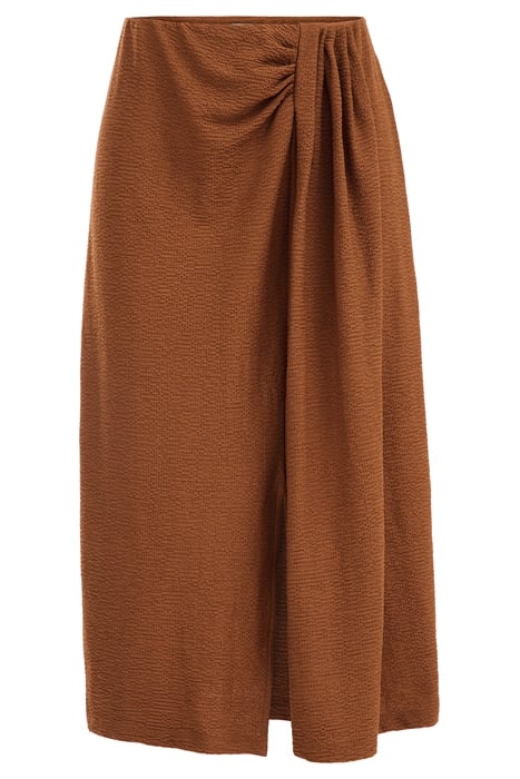 SKIRT MEDIUM LENGTH BROWN 4