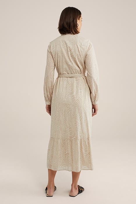 DRESS MID LENGTH BEIGE 2