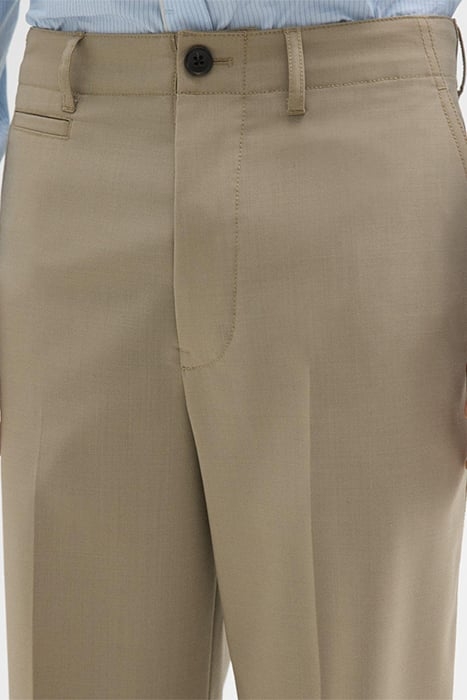 RELAXED VIRGIN WOOL PANT LIGHT QUARRY 2