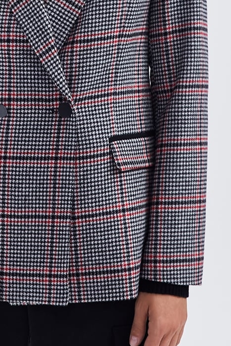 BLACK HOUNDSTOOTH SUIT JACKET BLACK 6