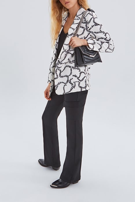 OFF-WHITE SUIT JACKET WITH LETTER PRINT OFF-WHITE 3