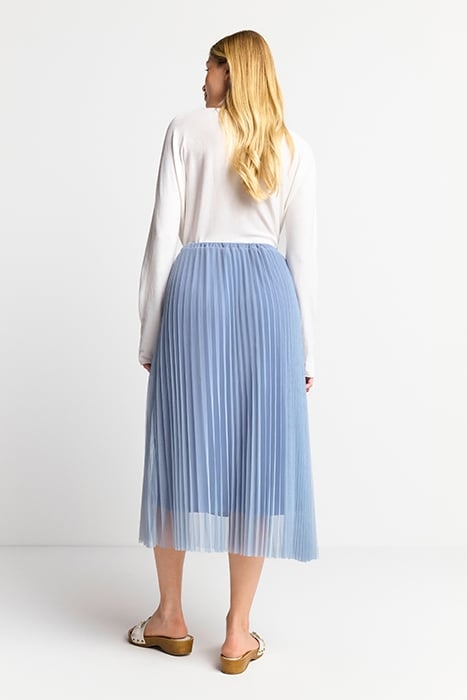 TULLE PLISSEE SKIRT CRUISE BLUE 3