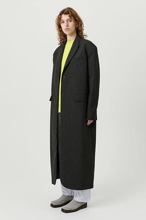 TROY COAT BLACK PINSTRIPE 5