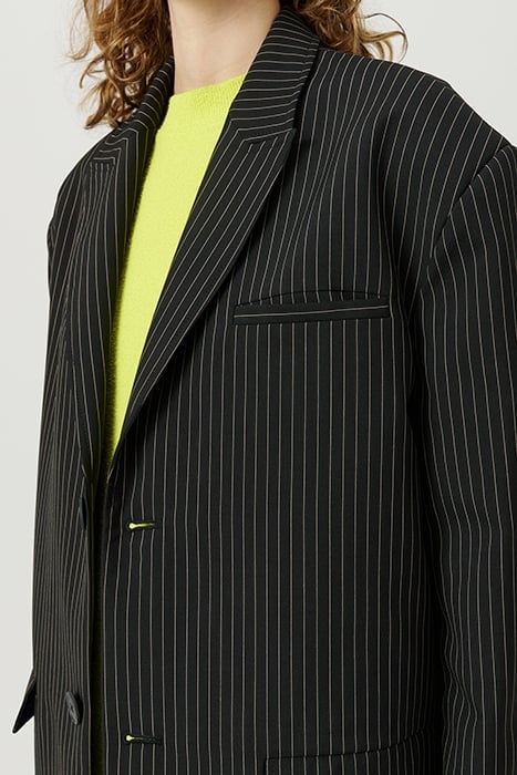 TROY COAT BLACK PINSTRIPE 8