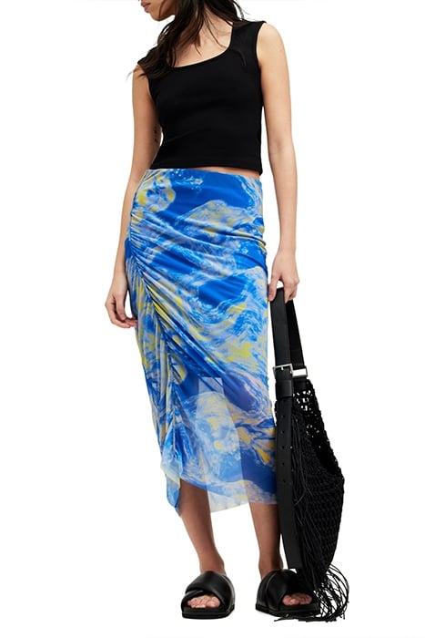 NORA INSPIRAL SKIRT ELECTRIC BLUE 5