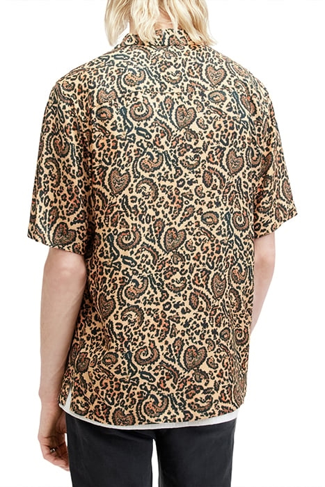 LEO PAISLEY SS SHIRT JET BLACK 2