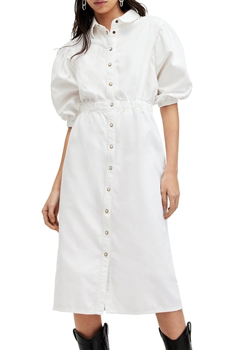 OSA DENIM DRESS CHALK WHITE 1