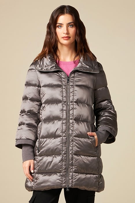 Eco-friendly midi down jacket 1