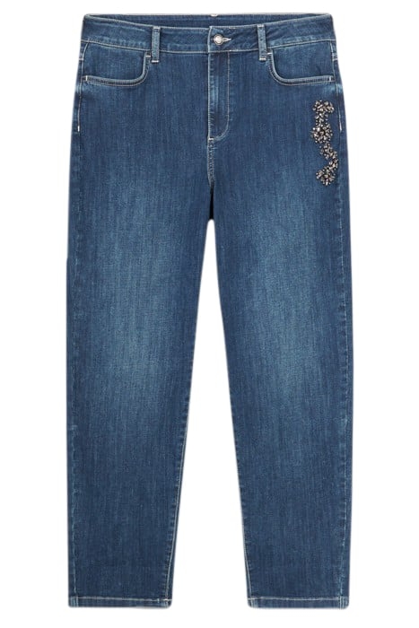ECO-FRIENDLY BOYSLIM JEANS WITH JEWEL EMBROIDERY BLUE 3