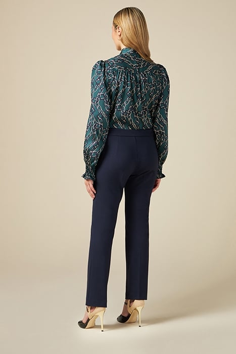 MILANO-STITCH SKINNY TROUSERS BLUE 2