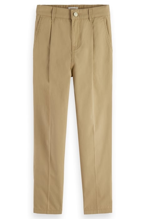 LOOSE-TAPERED-FIT - PEACHED COTTON CHINO SAND 1