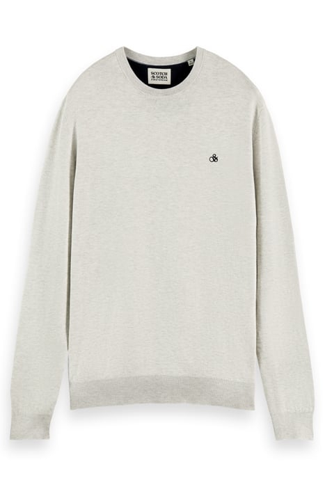 ESSENTIALS - CLASSIC CREWNECK BONE WHITE MELANGE 1