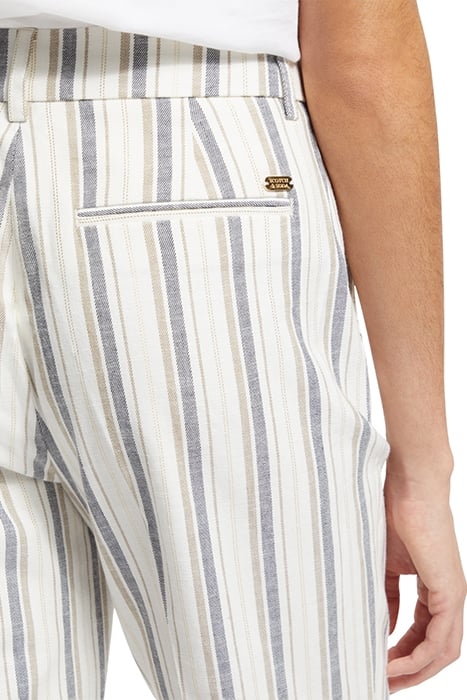 VIOLET LUREX LINEN BLEND PANT LUREX LINEN STRIPE 6