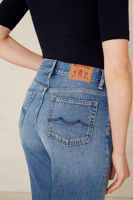 CAROLINE CROPPED HOLO VINTAGE LIGHT BLUE 4