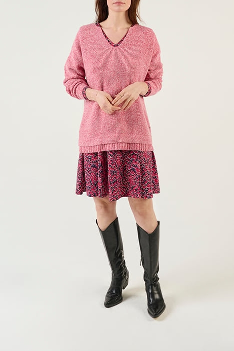 DRESS JERSEY LONG 23001946 RED BUD 2