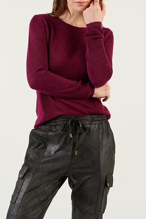 TROUSER WOVEN LONG 24001828 ALMOST BLACK 5