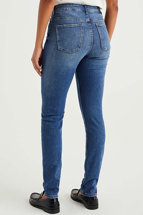 5-POCKET HIGH WAIST DARK BLUE 2