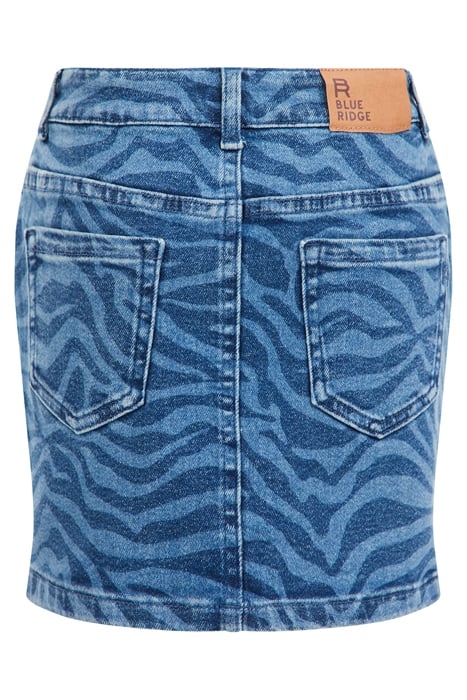 SKIRT MINI LENGTH BLUE 4