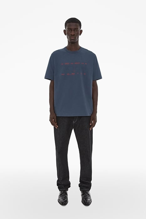 OUTER SP TEE COTTON PRUSSIAN BLUE 3