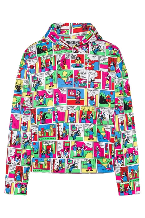 MOSCHINO COMICS HOODIE MULTICOLOR 3