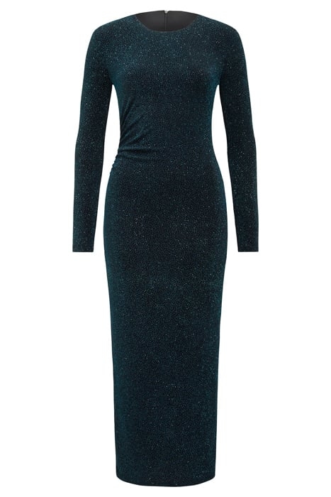 MONICA RUCHED GLITTER BODYCON BLUE GLITTER 3