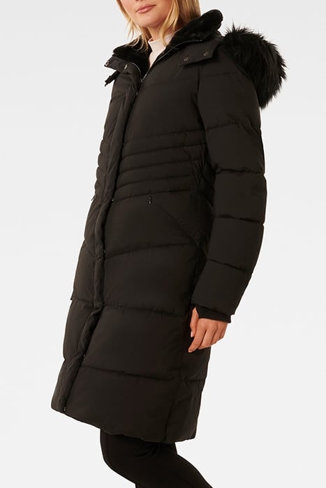 GRACE LONGLINE PUFFER COAT BLACK 5
