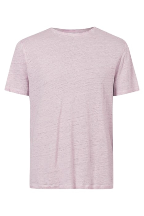 MOTT REGULAR FIT SS LINEN CREW WITH COLD MISTY ROSE 1