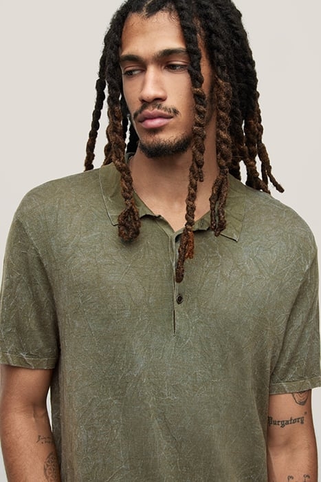 CHATHAM REGULAR FIT SS P OLO WITHPIGMENT EUCALYPTUS 2