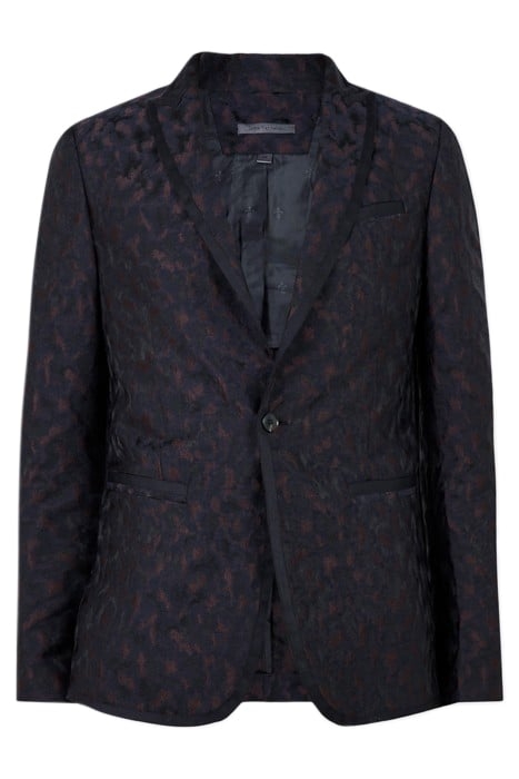 SLIM FIR BTN FRONT CLOSURE JACKET WITH S MERLOT 1