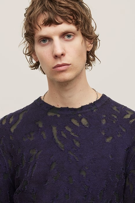 HANSEL LS TERRY FLOWY LEOPARD BURNOUT CR NIGHT SHADOW 2
