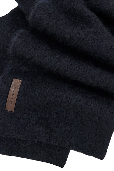 LEA BRUSHED CASHMERE SCARF BLACK 3