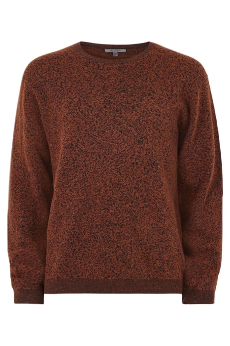 FORSYTH EASY FIT LS MOHAIR CREW NECK WIT COPPER 1