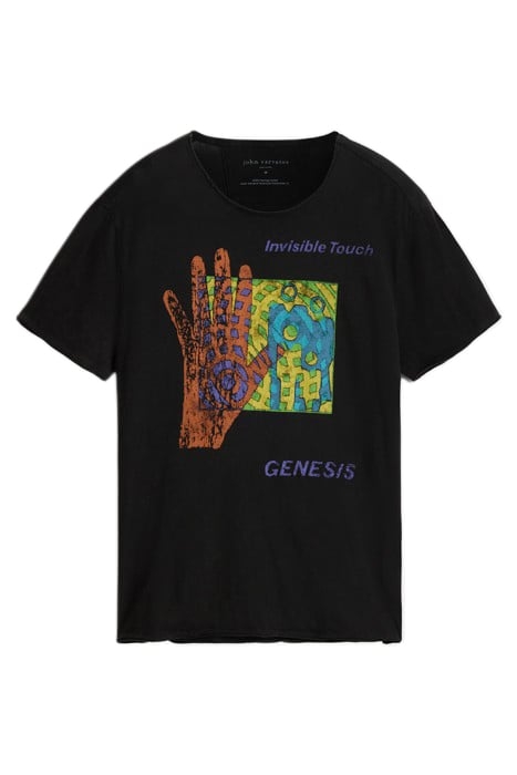 SS RAW EDGE TEE VINTAGE WASH - GENESIS I BLACK 2