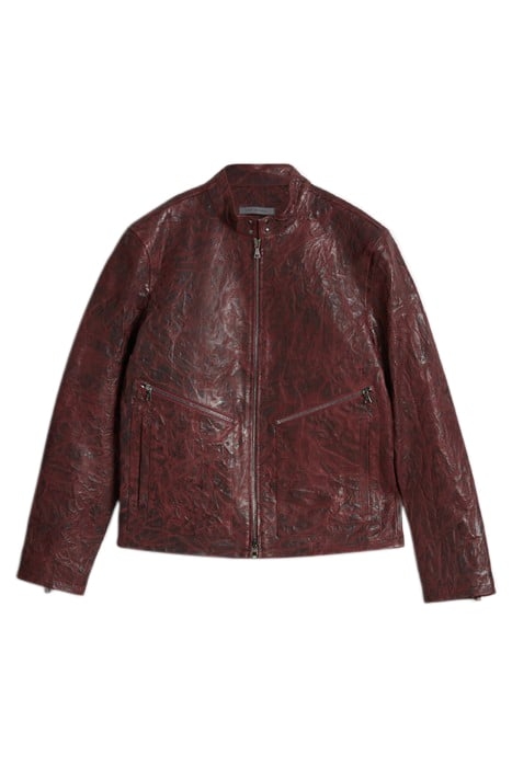 ZIP FRONT JACKET WITH ZIP HIP PKTS H B C CHERRYWOOD 2