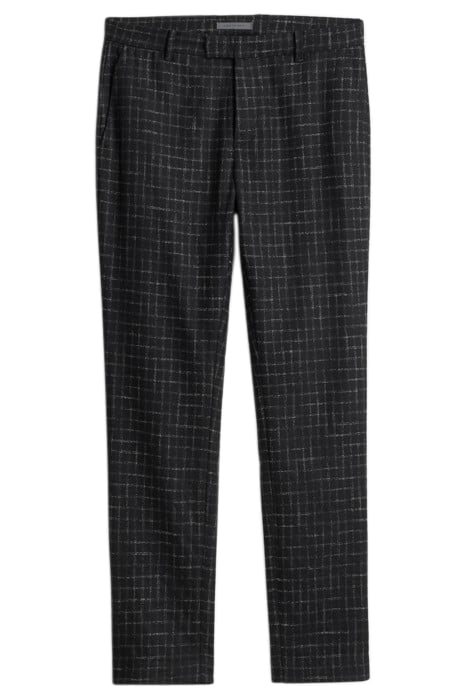 SLIM FIT PANTS WITH WELT HIP POCKET AND BLACK 3