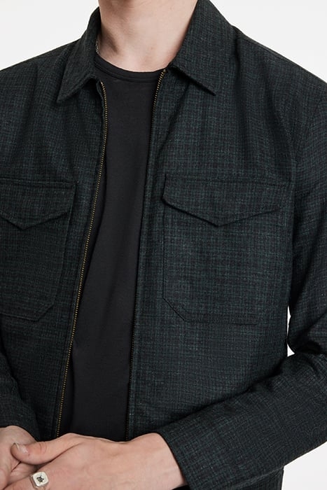 LANDON JACKET - ZIPPER CLOSURE ZIP-OUT H MOSS 3