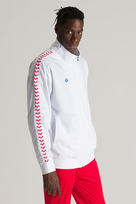 TEAM JACKET OVERSIZE WHITE-WHITE-RED 2