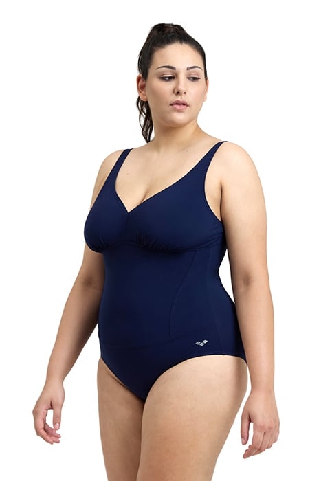 WOMEN'S BODYLIFT SWIMSUIT MAURA U BACK P NAVY 1