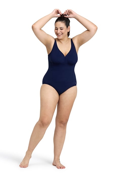 WOMEN'S BODYLIFT SWIMSUIT MAURA U BACK P NAVY 3