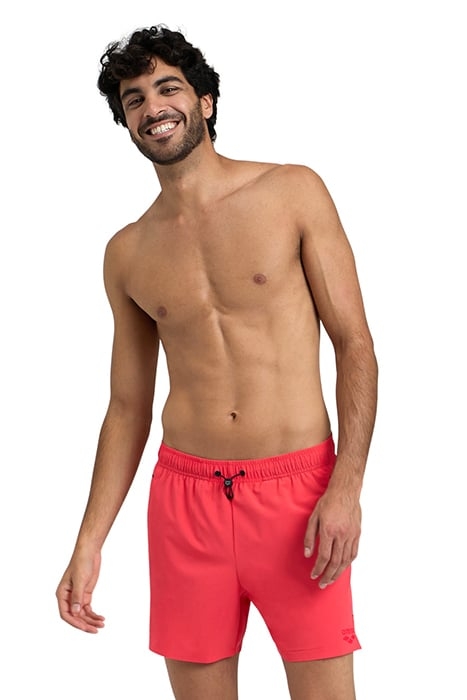 MEN'S ARENA EVO BEACH SHORT SOLID FLUO RED 1