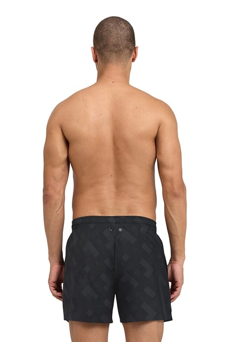 MEN'S ARENA EVO BEACH SHORT AO BLACK-GREY MULTI 2