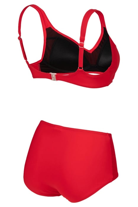 WOMEN'S BODYLIFT SWIMSUIT MANUELA TWO PI RED 4