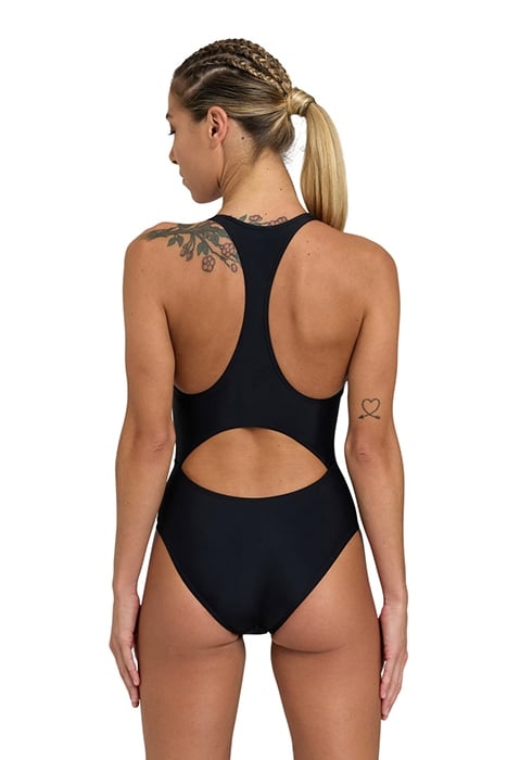 WOMEN'S ARENA GRAPHIC SWIMSUIT Y BACK BLACK 2
