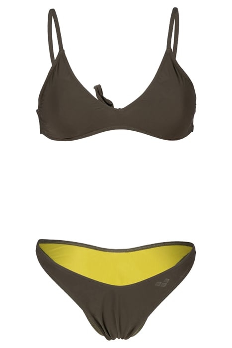 WOMEN'S ARENA SOLID BIKINI TRIANGLE DARK OLIVE 4