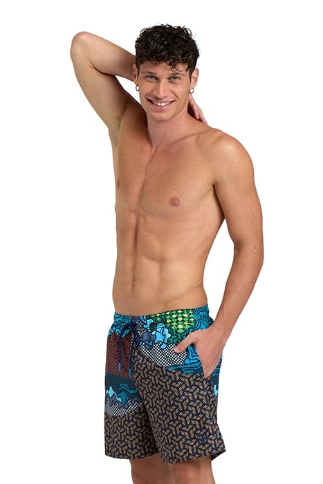 MEN'S BEACH BOXER PLACED SKY&BEACH 1