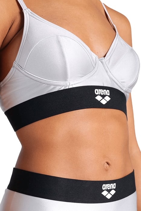 WOMEN'S ARENA BICOLORE ELASTIC BRASSIERE SILVER 6